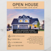 ミニマ実在リストエステートOpen House Flyer - Customiz チラシ (正面)