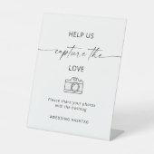 ミニマ救済リストが愛のサインを捉える 台座サイン (正面)