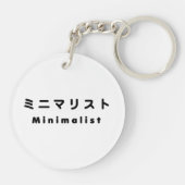 ミニマ日本のリストミニマリスト キーホルダー (裏面)