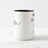 ミニマ最高のリストの母の日のプレゼント ツートーンマグカップ (中央)