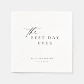 ミニマ最高のル・ザ・ディ結婚・エモダンバー スタンダードカクテルナプキン (正面)