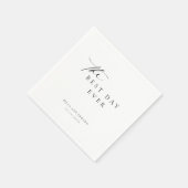 ミニマ最高のル・ザ・ディ結婚・エモダンバー スタンダードカクテルナプキン (角)