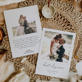 ミニマ最高のル・デイ・エ結婚バーの写真 案内状