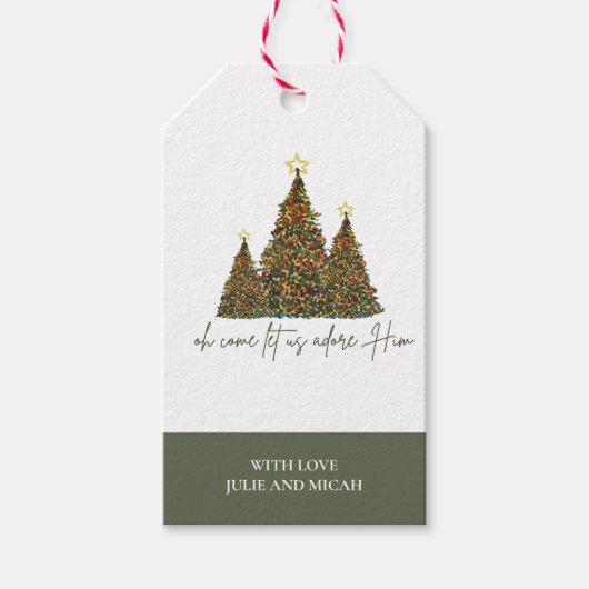 ミニマ来ルなクリスマスを祝おう ギフトタグ (正面)