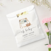 ミニマ男女兼用リストBohoベビーシャワー服 フェイバーバッグ (封をした状態)