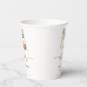 ミニマ男女兼用リストBohoベビーシャワー服 紙コップ (右)