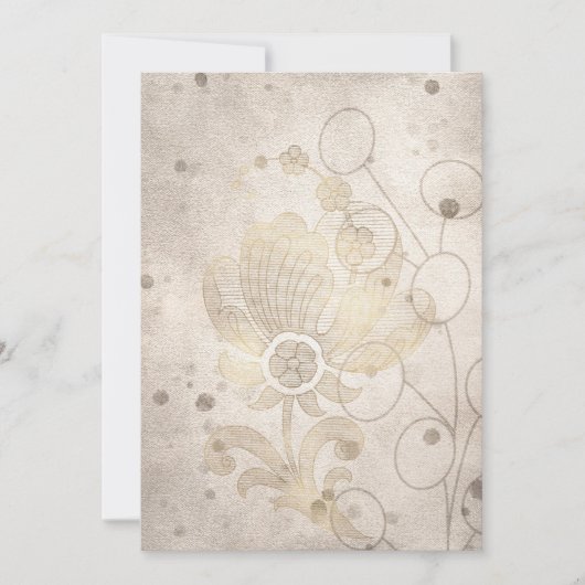 ミニマ空白のリスト金ゴールド映画 案内状 (正面)