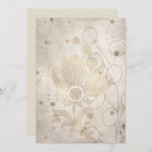 ミニマ空白のリスト金ゴールド映画 案内状 (正面/裏面)