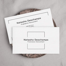 ミニマ素晴らしリストの四角い名刺 名刺