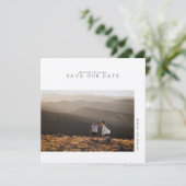 ミニマ素朴モダンリスト |の結婚日付 セーブザデート (スタンド正面)