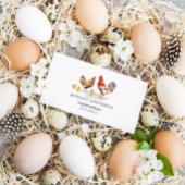 ミニマ素朴リストシンプルチキンファームのオーナー 名刺