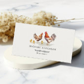 ミニマ素朴リストシンプルチキンファームのオーナー 名刺