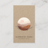 ミニマ素朴リストボホクラフト 名刺 (正面)