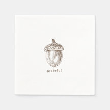 ミニマ素朴リスト・ブラウン・感謝祭