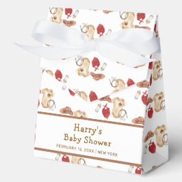 ミニマ素朴リストBoho西カウボーイ赤ちゃんシャワー フェイバーボックス