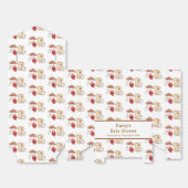 ミニマ素朴リストBoho西カウボーイ赤ちゃんシャワー フェイバーボックス (見開き)