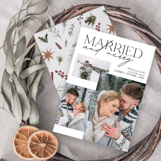 ミニマ結婚したリストとメリー新婚の写真 シーズンカード