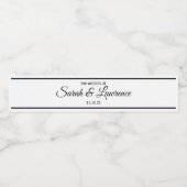 ミニマ結婚リストのウォーターボトルラベル ペットボトルラベル (シングルラベル)