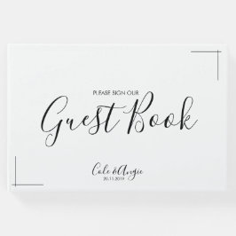 ミニマ結婚リストのクロス付きゲストブ縁どック ゲストブック
