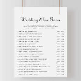 ミニマ結婚リストのシューゲーム