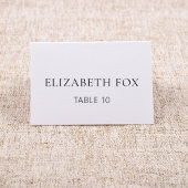 ミニマ結婚リストのテーブル名白黒結婚 プレイスカード