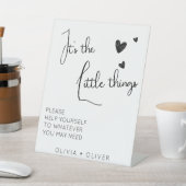 ミニマ結婚リストのバスケットサイン 台座サイン (インサイチュ)