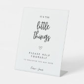 ミニマ結婚リストのバスルーム結婚バスケット 台座サイン (正面)