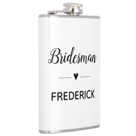 ミニマ結婚リストのパーソナライズされた船員 フラスク (右)