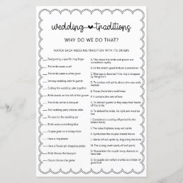 ミニマ結婚リストの伝統の花嫁シャワーゲーム