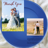 ミニマ結婚リストの写モダン真の書道 サンキューカード