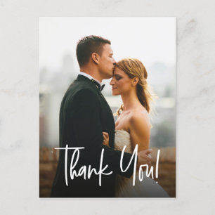 ミニマ結婚リストの写真ありがとうごカスタムざう ポストカード