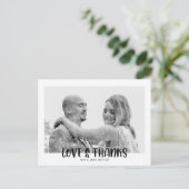 ミニマ結婚リストの写真 ポストカード (スタンド正面)