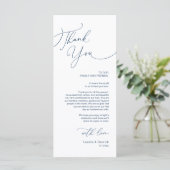 ミニマ結婚リストの場所設定サンキューカード プログラム (スタンド正面)