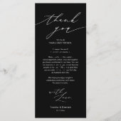 ミニマ結婚リストの場所設定サンキューカード プログラム (正面)