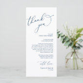 ミニマ結婚リストの場所設定サンキューカード プログラム (スタンド正面)