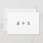 ミニマ結婚リストの延期 招待状 (裏面)