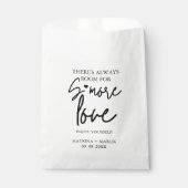 ミニマ結婚リストの愛の駅のサイン フェイバーバッグ (正面)