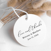 ミニマ結婚リストの書感謝してい道の愛の回り フェイバータグ