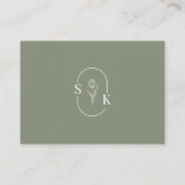 ミニマ結婚リストの服装のコードカード エンクロージャーカード (裏面)