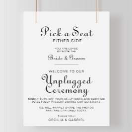 ミニマ結婚リストの無詰め式 ポスター