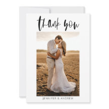 ミニマ結婚リストサンキューカード