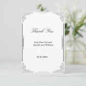 ミニマ結婚リストサンキューカード サンキューカード (スタンド正面)