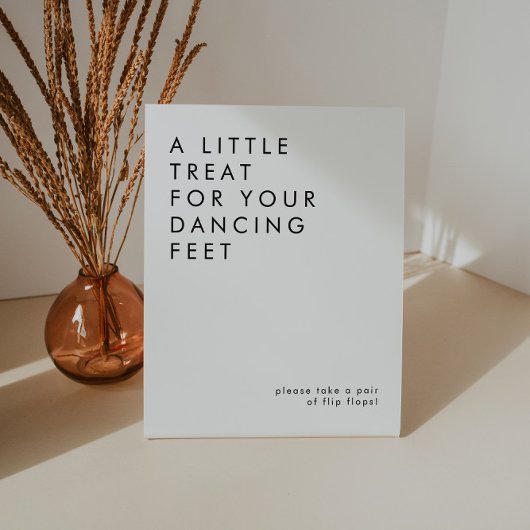 ミニマ結婚リストビーチサンダル標識 台座サイン