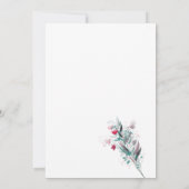 ミニマ結婚リストメイド・オブ・オーナー（花嫁付き添い人）招待状 セーブザデート (裏面)