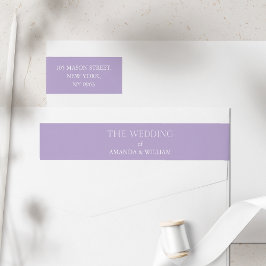 ミニマ結婚リスト差出人住所 ラップアラウンドラベル