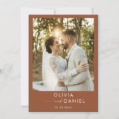 ミニマ結婚リスト式招待状 招待状 (裏面)