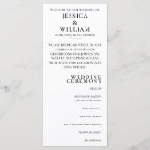 ミニマ結婚リスト式 プログラム (正面)