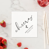 ミニマ結婚リスト応援カクテル スタンダードカクテルナプキン (インサイチュ)