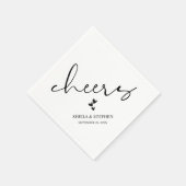 ミニマ結婚リスト応援カクテル スタンダードカクテルナプキン (角)