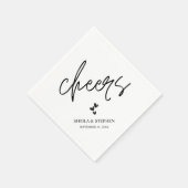 ミニマ結婚リスト応援カクテル スタンダードカクテルナプキン (角)